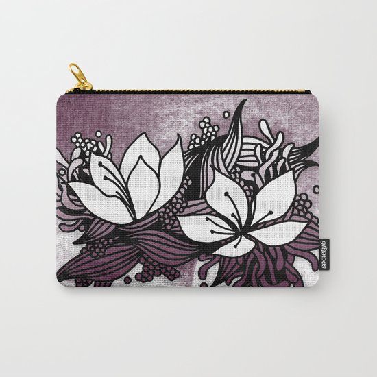 Flower Tangle Carry-All Pouch