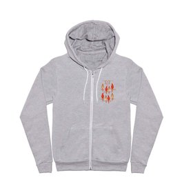 Cardinals on Berry Branches Full Zip Hoodie