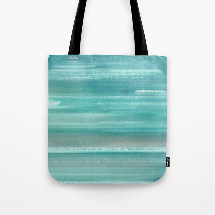 Turquoise Geode Tote Bag