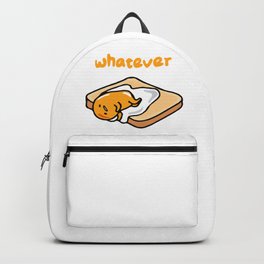 Gudetama Whatever Backpack | Lazy, Egg, Graphicdesign, Japanese, Japan, Lazyegg, Sanrio, Gudetamamerch, Kawaii, Gudetamaegg 