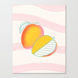Tropical Mango Canvas Print