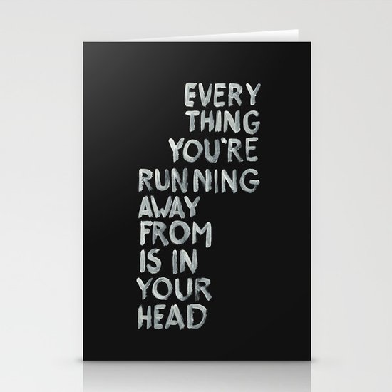 In your head Stationery Cards