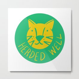 Cats Metal Print | Cats, Teachergift, Drawing, Meritbadge, Herdingcats, Digital 