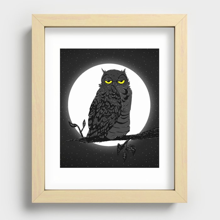Night Owl V. 2 Recessed Framed Print