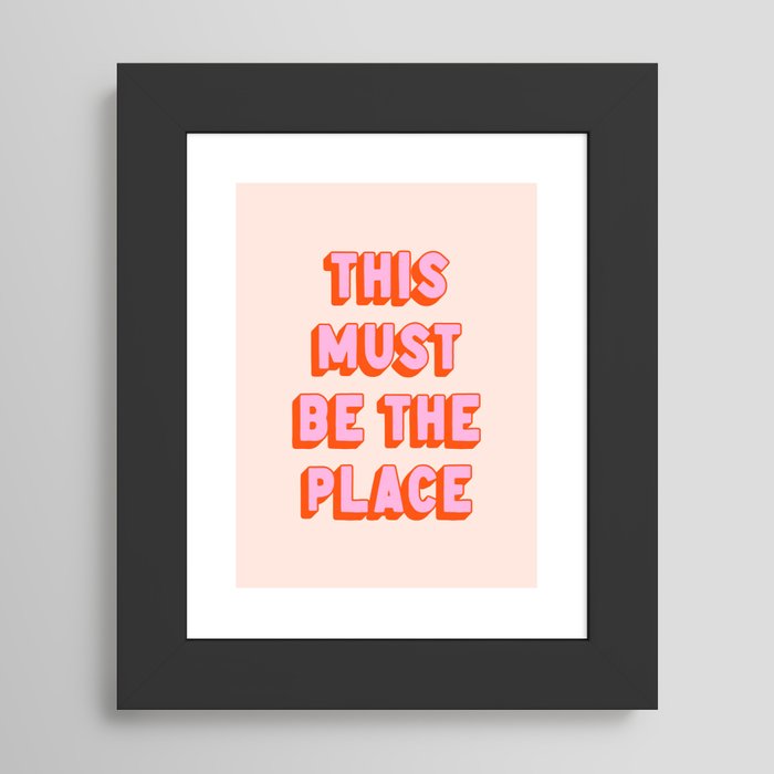Framed Art Print