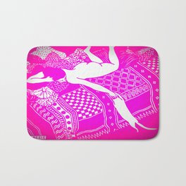 La Paresse (Laziness) by Félix Vallotton  Hot Pink Bath Mat