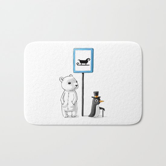 School Stop Bath Mat
