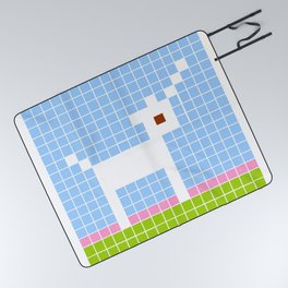 Unicorn 4 - Pixel art Picnic Blanket