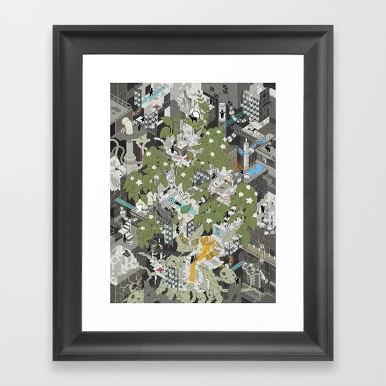 Aperture Science: All science, all the time Framed Art Print