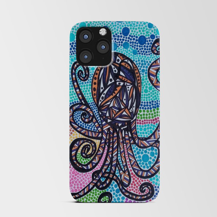 Funky Octopus  iPhone Card Case