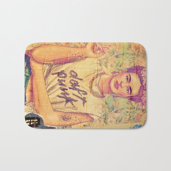 daft punk & frida Bath Mat
