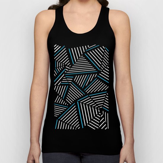 Ab Linear Inverted with Electric Unisex Tank Top