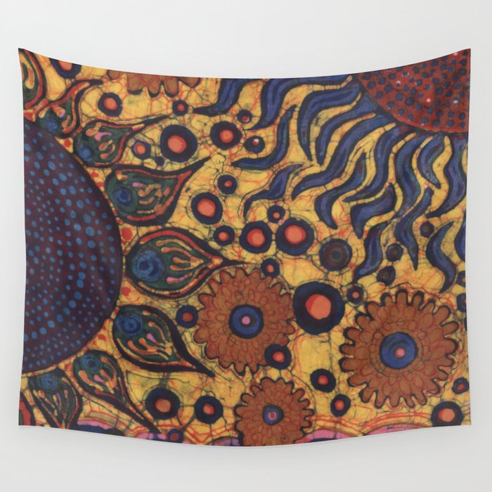Summertime Batik Wall Tapestry