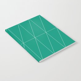 Emerald Triangles by Friztin Notebook