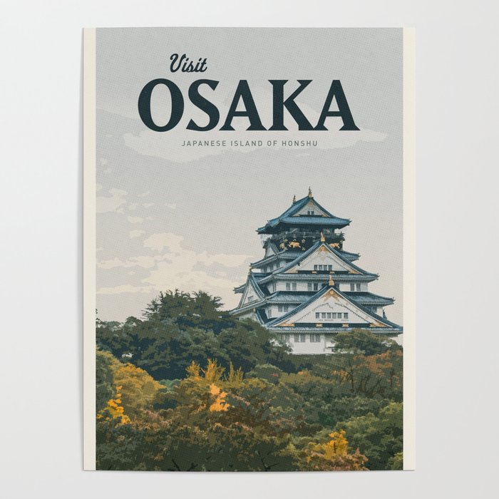 Visit Osaka Poster