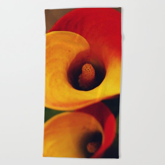 Calla Lily Beach Towel