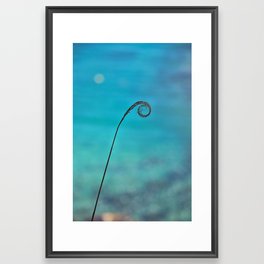 Curl of the Sea Framed Art Print