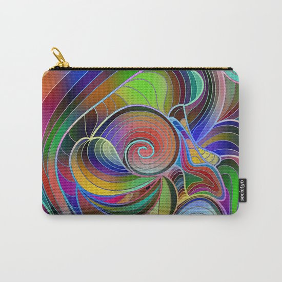 Rainbow Swirl Carry-All Pouch