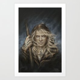 The Undying King Art Print