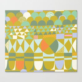 California geometric pattern 3 Canvas Print