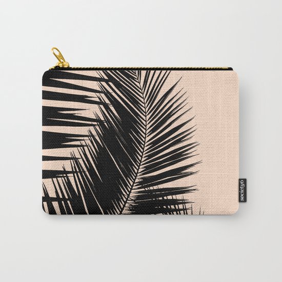 Palms on Pale Pink Carry-All Pouch