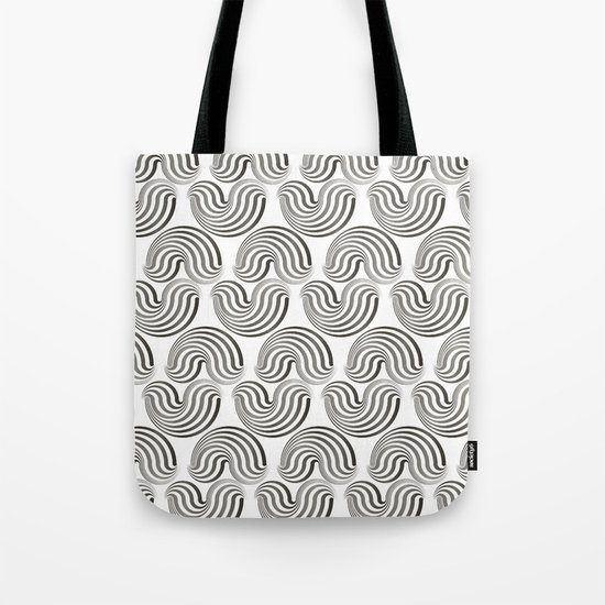Black and white pattern - Optical game12 Tote Bag