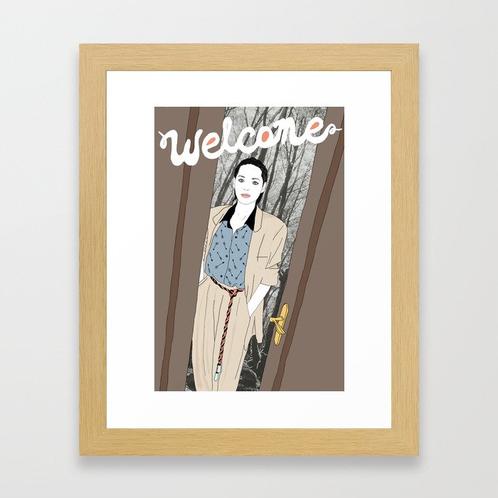 Welcome Framed Art Print