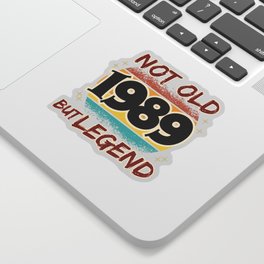 Not Old but Legend 1989 Sticker