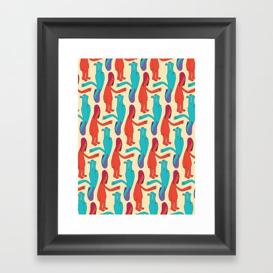 Nice To Meet You Framed Art Print