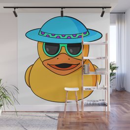 Summer Rubber Duck Wall Mural