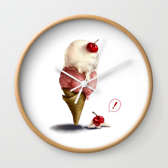 Ice-Cream, Oops! Wall Clock