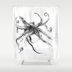 Black White Shower Curtains Society6
