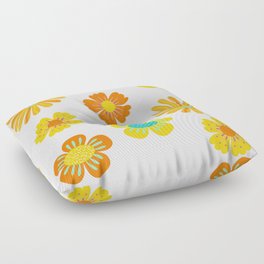 Flower pattern Floor Pillow