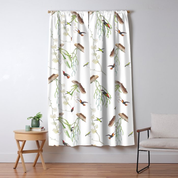 Birds 1 Blackout Curtain By Birthday Frankenberg Society6 - Curtains With Birds