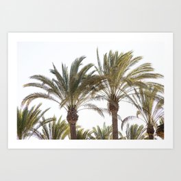 Oriental Palm Trees #1 #tropical #wall #art #society6 Art Print