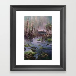 Swamp Framed Art Print