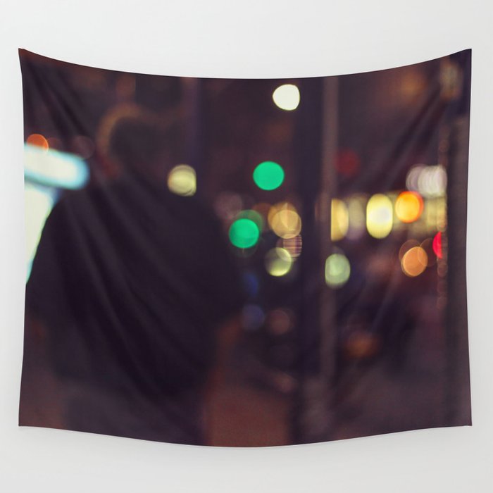 City Lights Wall Tapestry