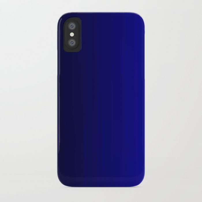 rich vibrant indigo blue gradient iphone case