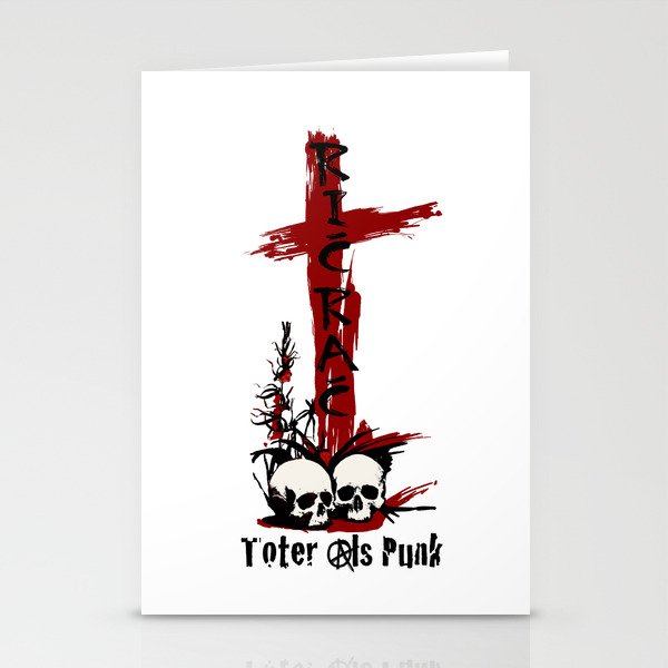 Toter Als Punk Stationery Cards