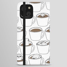 More Coffee Sloth iPhone Wallet Case