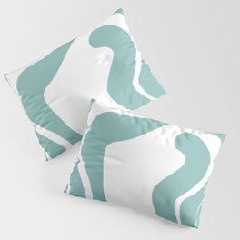 Blue abstract Pillow Sham