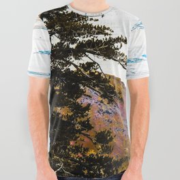 desert view from the mountain at Palm Springs California USA All Over Graphic Tee