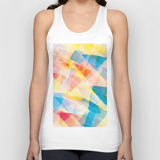 Abstract Unisex Tank Top