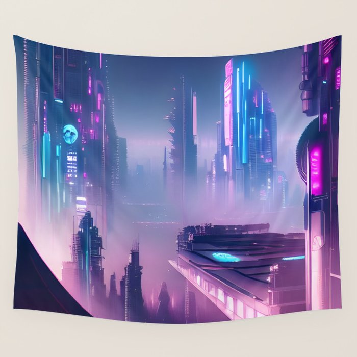 Cyberpunk 2077 tapestry top