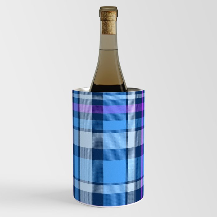 Plaid // Periwinkle Wine Chiller