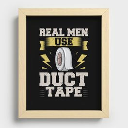 Duct Tape Roll Duck Taping Crafts Gaffa Tape Recessed Framed Print