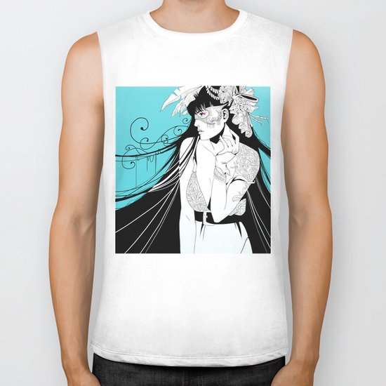 celeste Biker Tank
