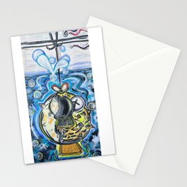 Blow Fish Stationery Cards