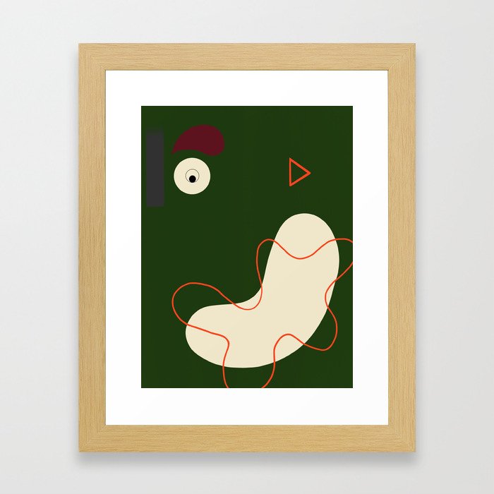 deconstructed chicken Framed Art Print