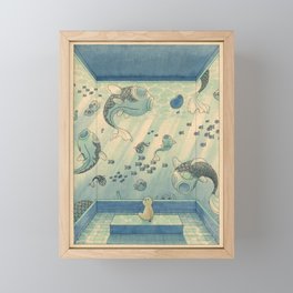 Blue Hours Framed Mini Art Print